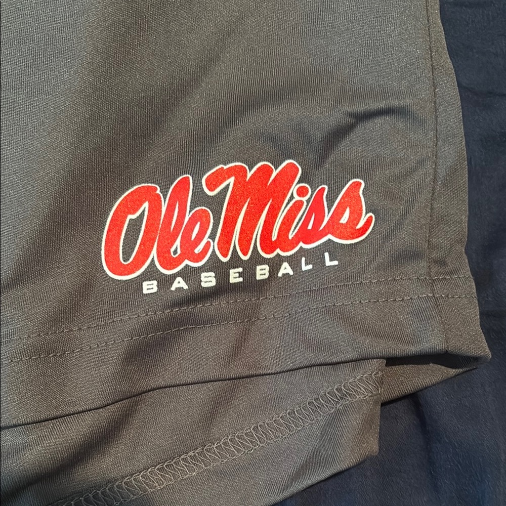 Gray Easton Ole Miss baseball shorts. Brand new - Picture 2 of 4